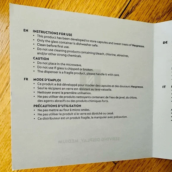 Nespresso Mini Capsule Dispenser NWB - Picture 5 of 5